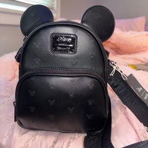 Disney Black Backpack with Iconic Ears